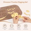 image:imageWoodtoe 2 PCS Dinosaur Sensory Table Inserts DoubleSided Dinosaurs Puzzle for Flisat Trofast 3D Wooden Dinosaur Puzzle Sensory Sand amp Water Table Accessories Science Toys STEM Kits for Kid Age 3