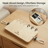 image:imageWoodtoe 2in1 Tummy Time Mirror 0180Adjustable Angle Montessori Baby Toy DoubleSided Design with High Contrast Black amp White Cards Shatterproof Baby Mirror for 018 Months Newborns Infants