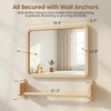 image:imageWoodtoe 3in1 Montessori Mirror with Bar Adjustable Toddler Mirror amp Pull Up Bar Montessori Learning Toy for Baby 618 Months Nursery Mirrors Natural Wood Furniture for Daycare Kids ClassroomMontessori Mirror with Bar