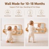 image:imageWoodtoe 3in1 Montessori Mirror with Bar Adjustable Toddler Mirror amp Pull Up Bar Montessori Learning Toy for Baby 618 Months Nursery Mirrors Natural Wood Furniture for Daycare Kids ClassroomSmall Montessori Mirror with Bar