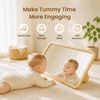 image:imageWoodtoe 3in1 Montessori Mirror with Bar Adjustable Toddler Mirror amp Pull Up Bar Montessori Learning Toy for Baby 618 Months Nursery Mirrors Natural Wood Furniture for Daycare Kids ClassroomSmall Montessori Mirror with Bar