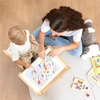 image:imageWoodtoe Kids Table and Chair Set with Storage amp Chalkboard Height Adjustable Toddler Chair Montessori Art Table and Chair Set Natural Wooden Activity Table Drawing Dinner Desk for Baby Toddlers 1