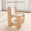 image:imageWoodtoe Kids Table and Chair Set with Storage amp Chalkboard Height Adjustable Toddler Chair Montessori Art Table and Chair Set Natural Wooden Activity Table Drawing Dinner Desk for Baby Toddlers 1