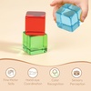 image:imageWoodtoe Large Rainbow Building Blocks for Toddlers 13 16 PCS Jumbo Gem Blocks amp 3 Wooden Shapes Montessori Toys for 1 2 3 Year Old Boy Girl Acrylic Stacking Toy Set 1 2 Year Old Birthday Gifts3 PCS Large Acrylic Blocks