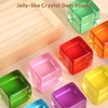 image:imageWoodtoe Large Rainbow Building Blocks for Toddlers 13 16 PCS Jumbo Gem Blocks amp 3 Wooden Shapes Montessori Toys for 1 2 3 Year Old Boy Girl Acrylic Stacking Toy Set 1 2 Year Old Birthday Gifts9 PCS Large Acrylic Blocks Set