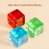 image:imageWoodtoe Large Rainbow Building Blocks for Toddlers 13 16 PCS Jumbo Gem Blocks amp 3 Wooden Shapes Montessori Toys for 1 2 3 Year Old Boy Girl Acrylic Stacking Toy Set 1 2 Year Old Birthday Gifts3 PCS Large Acrylic Blocks