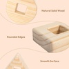 image:imageWoodtoe Large Rainbow Building Blocks for Toddlers 13 16 PCS Jumbo Gem Blocks amp 3 Wooden Shapes Montessori Toys for 1 2 3 Year Old Boy Girl Acrylic Stacking Toy Set 1 2 Year Old Birthday Gifts16 PCS Large Acrylic Blocks Set