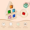 image:imageWoodtoe Large Rainbow Building Blocks for Toddlers 13 16 PCS Jumbo Gem Blocks amp 3 Wooden Shapes Montessori Toys for 1 2 3 Year Old Boy Girl Acrylic Stacking Toy Set 1 2 Year Old Birthday Gifts16 PCS Large Acrylic Blocks Set