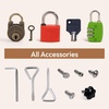 image:imageWoodtoe Montessori Lock and Key Toy Set for Kids Educational Lock Set Keys Wooden Montessori Materials for 3 4 5 6 Year Old Preschool Home Classroom STEM Learning Birthday Toy Gift for Toddlers 363in1 Busy Board with LED Light Switch