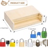 image:imageWoodtoe Montessori Lock and Key Toy Set for Kids Educational Lock Set Keys Wooden Montessori Materials for 3 4 5 6 Year Old Preschool Home Classroom STEM Learning Birthday Toy Gift for Toddlers 368 Pack Locks and Keys