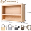 image:imageWoodtoe Montessori Lock and Key Toy Set for Kids Educational Lock Set Keys Wooden Montessori Materials for 3 4 5 6 Year Old Preschool Home Classroom STEM Learning Birthday Toy Gift for Toddlers 365 Pack Locks and Keys