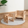 image:imageWoodtoe Montessori Weaning Table and Chair Set Adjustable Toddler Table and Chair Solid Wood Activity Table Ideal for Learning Mealtime and Play Montessori Furniture for Baby Kids Boys Girls 13