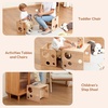 image:imageWoodtoe Montessori Weaning Table and Chair Set Adjustable Toddler Table and Chair Solid Wood Activity Table Ideal for Learning Mealtime and Play Montessori Furniture for Baby Kids Boys Girls 13