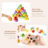 image:imageWoodtoe Rainbow Building Blocks for Toddlers 24 PCS Acrylic Gem Cubes Stacking Blocks Montessori Stacking Toy for 3 4 5 6 Year Old Educational STEM Creative Sensory Toy Gifts for Kids Boys Girls24 PCS Rainbow Blocks Set