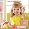 image:imageWoodtoe Rainbow Building Blocks for Toddlers 24 PCS Acrylic Gem Cubes Stacking Blocks Montessori Stacking Toy for 3 4 5 6 Year Old Educational STEM Creative Sensory Toy Gifts for Kids Boys GirlsRainbow and Tree Frame Blocks Set