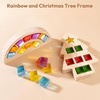 image:imageWoodtoe Rainbow Building Blocks for Toddlers 24 PCS Acrylic Gem Cubes Stacking Blocks Montessori Stacking Toy for 3 4 5 6 Year Old Educational STEM Creative Sensory Toy Gifts for Kids Boys GirlsRainbow and Tree Frame Blocks Set