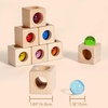image:imageWoodtoe Rainbow Building Blocks for Toddlers 24 PCS Acrylic Gem Cubes Stacking Blocks Montessori Stacking Toy for 3 4 5 6 Year Old Educational STEM Creative Sensory Toy Gifts for Kids Boys Girls16 PCS Rainbow Ball Blocks Set