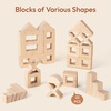 image:imageWoodtoe Rainbow Building Blocks for Toddlers 24 PCS Acrylic Gem Cubes Stacking Blocks Montessori Stacking Toy for 3 4 5 6 Year Old Educational STEM Creative Sensory Toy Gifts for Kids Boys Girls47 PCS Rainbow Building Blocks Set
