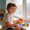 image:imageWoodtoe Rainbow Building Blocks for Toddlers 24 PCS Acrylic Gem Cubes Stacking Blocks Montessori Stacking Toy for 3 4 5 6 Year Old Educational STEM Creative Sensory Toy Gifts for Kids Boys Girls24 PCS Rainbow Stacking Blocks