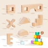 image:imageWoodtoe Rainbow Building Blocks for Toddlers 24 PCS Acrylic Gem Cubes Stacking Blocks Montessori Stacking Toy for 3 4 5 6 Year Old Educational STEM Creative Sensory Toy Gifts for Kids Boys Girls47 PCS Rainbow Building Blocks Set