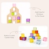 image:imageWoodtoe Rainbow Building Blocks for Toddlers 24 PCS Acrylic Gem Cubes Stacking Blocks Montessori Stacking Toy for 3 4 5 6 Year Old Educational STEM Creative Sensory Toy Gifts for Kids Boys Girls36 PCS Rainbow Blocks Set