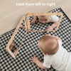 image:imageWoodtoe Tummy Time Mirror for Babies 0180 Adjustable Angle Floor Mirror Baby Mirror with 15 Educational Cards Shatterproof Baby Safe Mirror Toy Montessori Gift for Boy Girl 06 Months