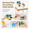 image:imageWoodtoe Water Table for Toddlers 13 Wooden Sand and Water Table with Removable Legs and Wheels Sensory Play Activity Table with Foldable Bin Acrylic Panel amp Water Toy Summer Outdoor Toys for Kids