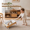 image:imageWoodtoe Water Table for Toddlers 13 Wooden Sand and Water Table with Removable Legs and Wheels Sensory Play Activity Table with Foldable Bin Acrylic Panel amp Water Toy Summer Outdoor Toys for Kids
