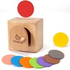 image:imageWoodtoe Montessori Coin Box Object Permanence Box Wooden Color Sorting Toy Montessori Toys for 1 Year Old Educational Sensory Fine Motor Toy Developmental Toy Gift for Baby Toddler Boy Girl 13