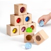 image:imageWoodtoe Rainbow Building Blocks for Toddlers 24 PCS Acrylic Gem Cubes Stacking Blocks Montessori Stacking Toy for 3 4 5 6 Year Old Educational STEM Creative Sensory Toy Gifts for Kids Boys Girls16 PCS Rainbow Ball Blocks Set