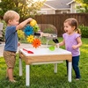 image:imageWoodtoe Water Table for Toddlers 13 Wooden Sand and Water Table with Removable Legs and Wheels Sensory Play Activity Table with Foldable Bin Acrylic Panel amp Water Toy Summer Outdoor Toys for Kids