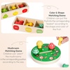 image:imageWoodtoe Montessori Toys for 3 4 5 Year Old Fall Acorn Harvest Tree ToyApple Picking