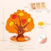 image:imageWoodtoe Montessori Toys for 3 4 5 Year Old Fall Acorn Harvest Tree ToyPumpkin Picking