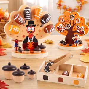 image:imageWoodtoe Montessori Toys for 3 4 5 Year Old Fall Acorn Harvest Tree ToyAcorn Harvest Tree