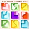 image:imageRainbow Building Blocks for Kids Montessori Color Matching Block Toys 36