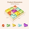 image:imageRainbow Building Blocks for Kids Montessori Color Matching Block Toys 36