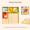 image:imageRainbow Building Blocks for Kids Montessori Color Matching Block Toys 36