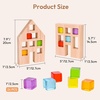 image:imageWoodtoe 64 PCS Rainbow Building Blocks for Kids Acrylic Gem Block Ages 3624 PCS Rainbow Blocks Set