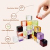 image:imageWoodtoe 64 PCS Rainbow Building Blocks for Kids Acrylic Gem Block Ages 3624 PCS Unique Color Blocks