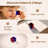image:imageWoodtoe 64 PCS Rainbow Building Blocks for Kids Acrylic Gem Block Ages 3624 PCS Unique Color Blocks