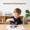 image:imageWoodtoe 64 PCS Rainbow Building Blocks for Kids Acrylic Gem Block Ages 3624 PCS Unique Color Blocks