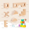 image:imageWoodtoe 64 PCS Rainbow Building Blocks for Kids Acrylic Gem Block Ages 3647 PCS Rainbow Blocks Set