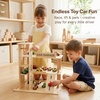 image:imageWoodtoe Wooden Display Case 164 Scale Diecast Toy Car Shelf for Kids 3