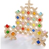 image:imageWoodtoe 64 PCS Rainbow Building Blocks for Kids Acrylic Gem Block Ages 3680 PCS Rainbow Blocks Set