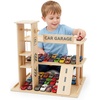 image:imageWoodtoe Wooden Display Case 164 Scale Diecast Toy Car Shelf for Kids 3