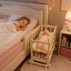 image:imageWoodtoe 2in1 Wooden Baby Doll Crib with Storage Basket Fits to 20 Dolls